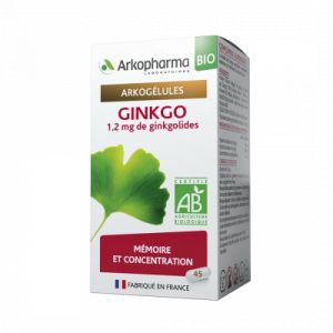 Arkog Ginkgo Bio boite de 45 gélules