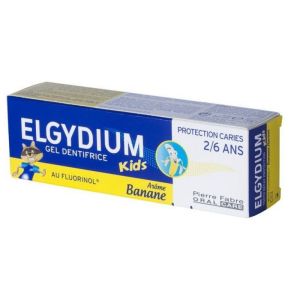Elgydium Dentifrice Kids 2/6 ans Banane 50 ml