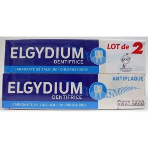 Elgydium Dentifice Antiplaque 75ml X2