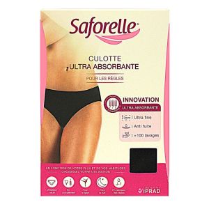 Saforelle Culotte Absorb Noir Taille XL