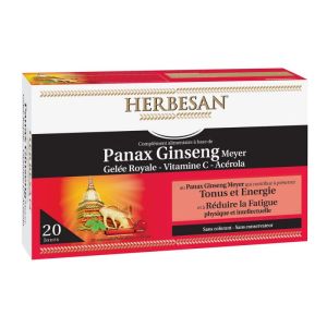 Herbesan Panax Ginseng Gelee royale  30 ampoules