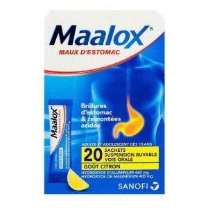 Maalox Susp Buv 20sachet/doses