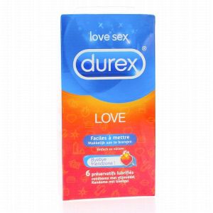Preservatifs Love X Réservoir Lubrifié boite de  6