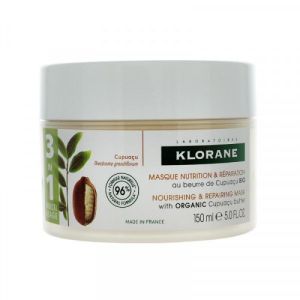 Klorane Masque Cheveux frisés/bouclés Cupuacu Bio 150ml