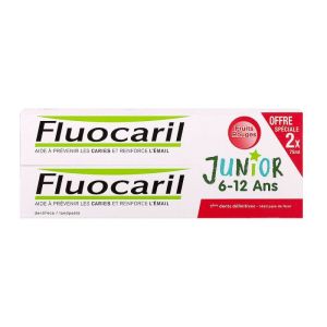 Fluocaril Junior 6/12 ans gel Fruits rouge 75ml