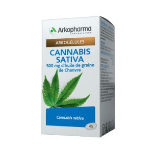 Arkogélules Cannabis Capsules boite de 45