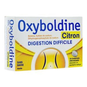 Oxyboldine Citron Sans/sucre Cpr Effervescents