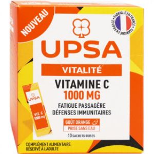 Vitamine C 1000mg Upsa sachets- doses boite de 10