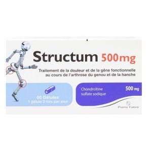 Structum 500 mg bte 60 gélules