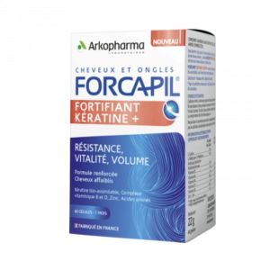 Forcapil Fortifiant keratine + Programme de 3 mois 180 gélules