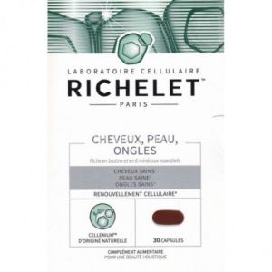 Richelet Cheveux, peau, ongles 30 cp