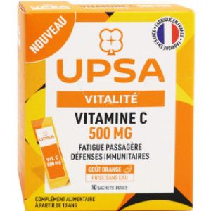 Vitamine C 500mg Upsa sachets -doses boite de 10