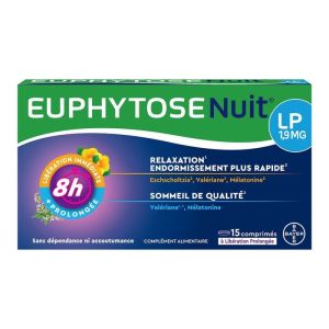 Euphytose Nuit Lp 1,9mg Cpr 15