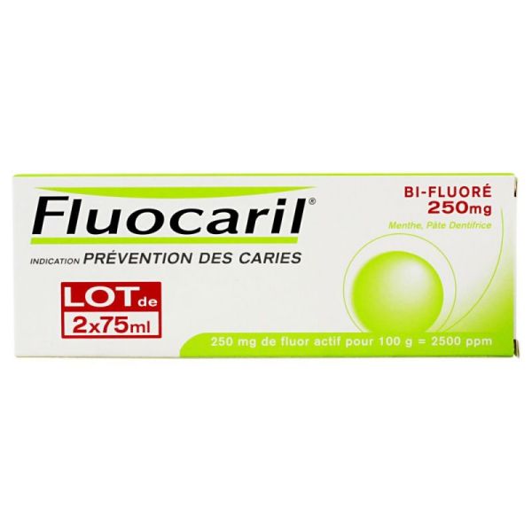Fluocaril Dent Bi-fluoré 250 Menthe