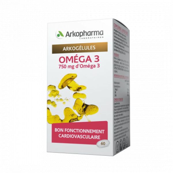 Omega-3 Arkogelules Marine Capsules boite de180