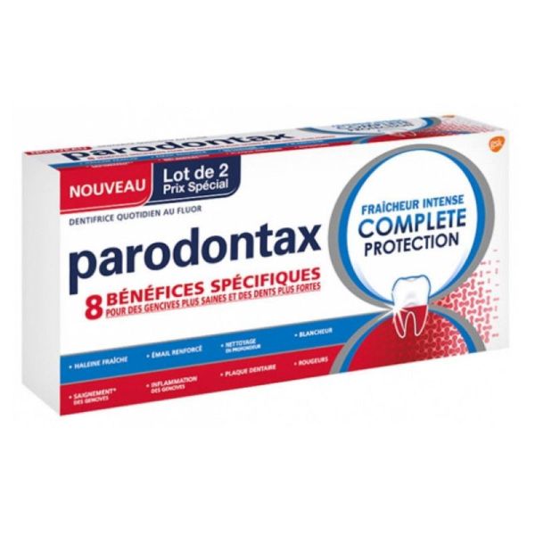 Dentifrice Protection Complète 75mlx2