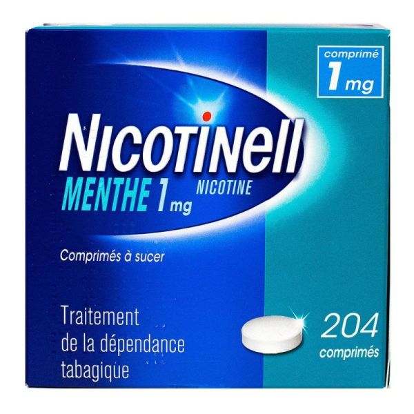 Nicotinell 1mg Cpr Sucer Menthe 204