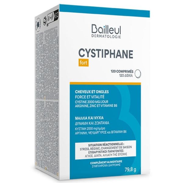 Cystiphane Fort Cheveux/ongles 120 cp