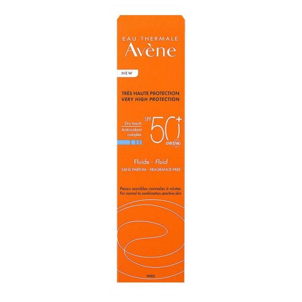 Avene-sol Fluide 50+ Ss/parfum 50ml