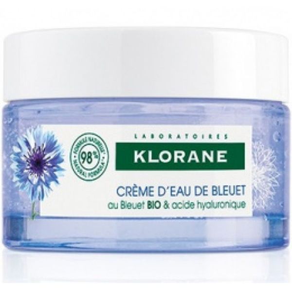 Crème d'eau de Bleuet Bio Klorane pot de 50 ml
