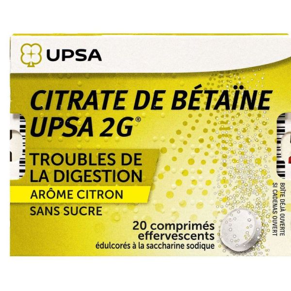 Citrate De Betaine 20 Cps Eff