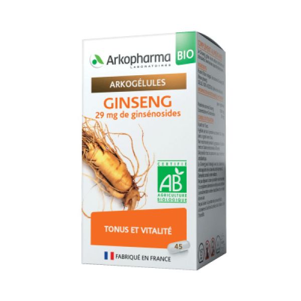 Ginseng Bio Arkogélules  boite de 45