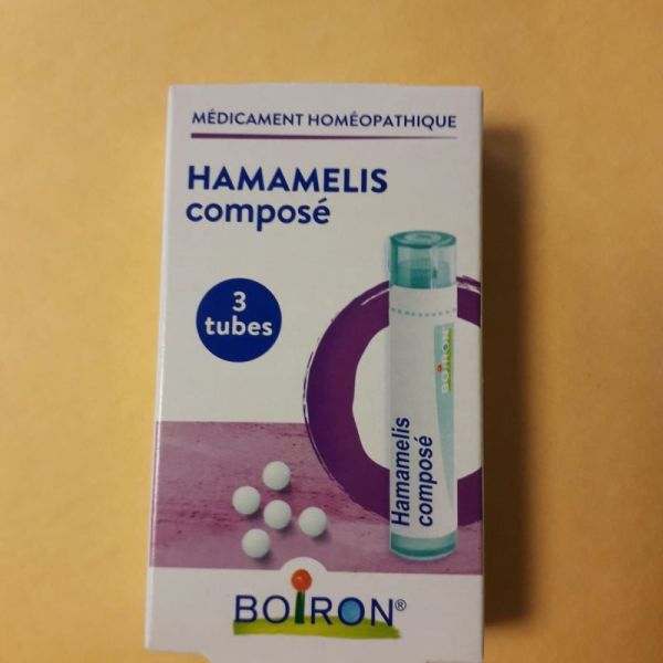 Hamamelis Composé Boiron boite de 3 tubes granules