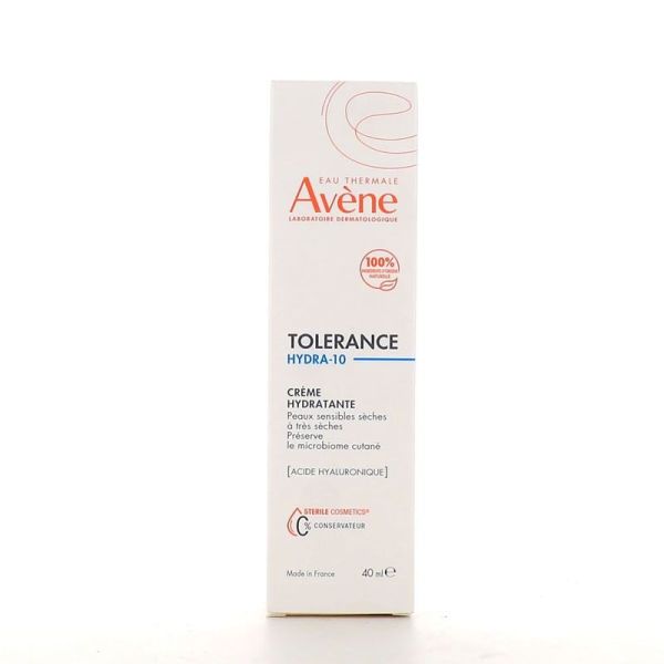 Avene Tolerance Hydra 10 crème 40 ml