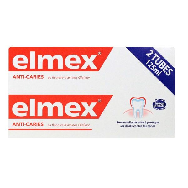 Elmex Dent Anti-caries 125mlx2