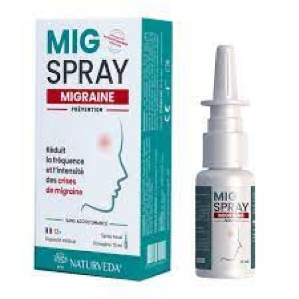 Migspray Migraine spray nasal 15 ml
