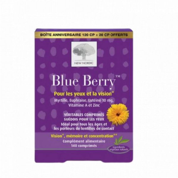 Blue Berry Cpr 120 +20 cp offerts Boite anniversaire