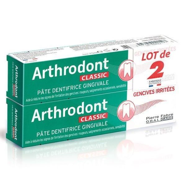 Arthrodont Classic Pâte Dentifrice 75 ml X2