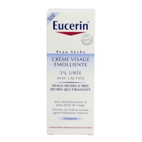 Eucerin Crème Visage 5%  Urée Peaux sèches