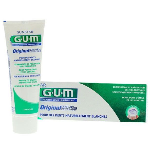 GUM Dentifrice Original White 75ml