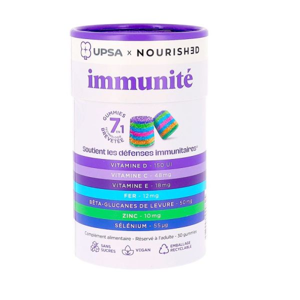 Nourished Immunité 7en1 Gummies