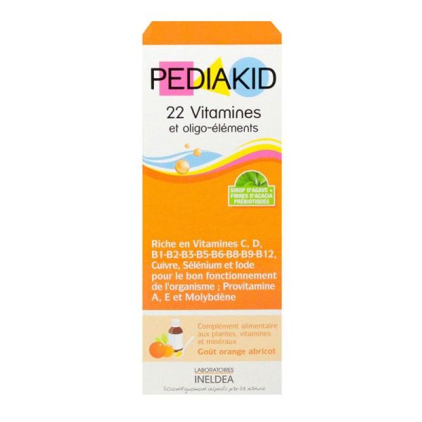 Pediakid 22 Vitamines/oligoéléments  Sirop 125ml
